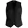 Kentaur women's server waistcoat, Black, Black, swatch