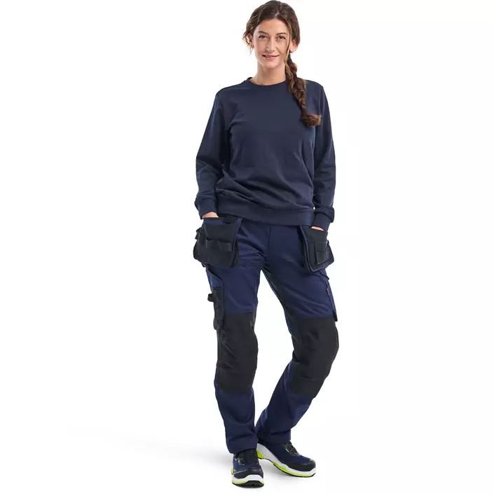 Blåkläder dame sweatshirt, Mørk Marine, large image number 1