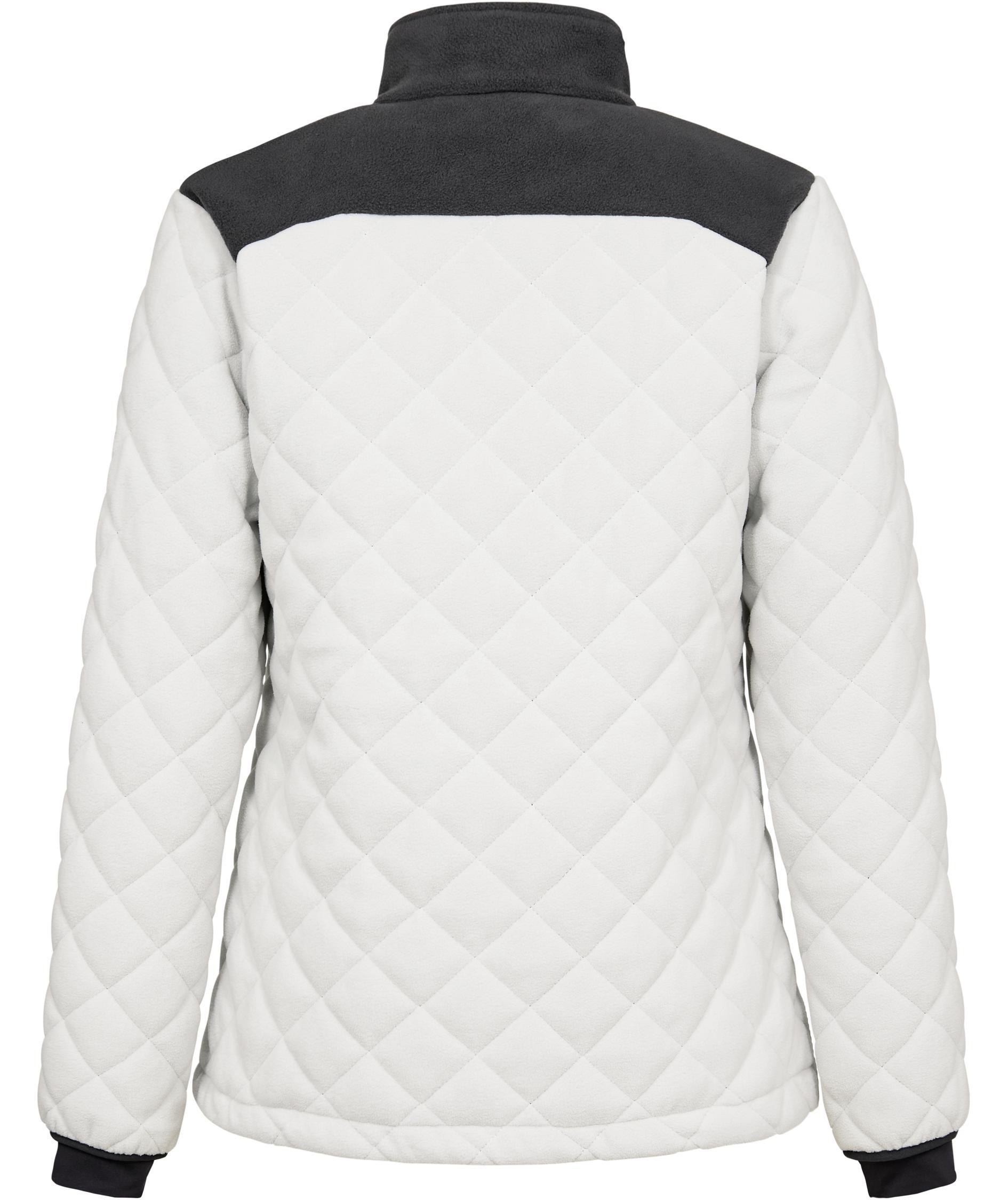 Engel Entire Damen Steppfleecejacke, Bone White/Anthracite Grey, large image number 3