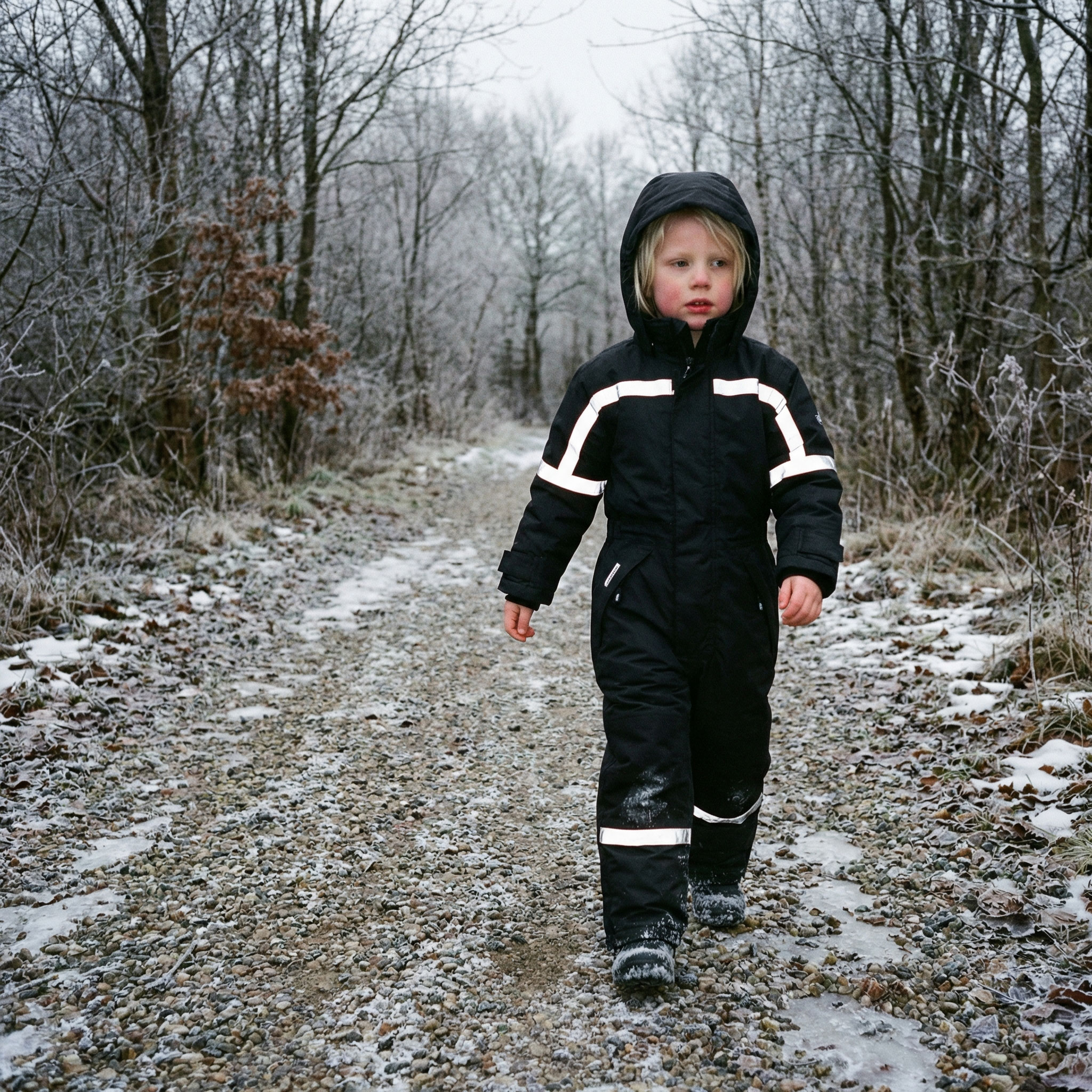 Ocean termooverall till barn, Svart