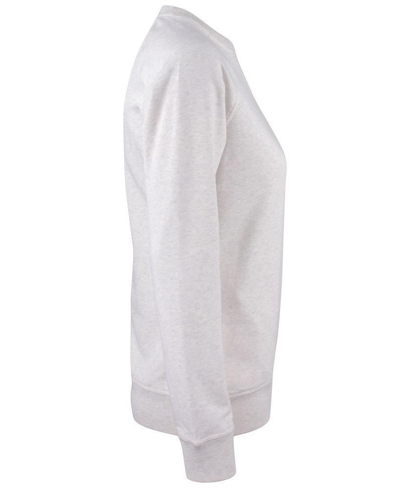 Clique Premium OC dame sweatshirt, Lys gr&aring; flekkete, large image number 2