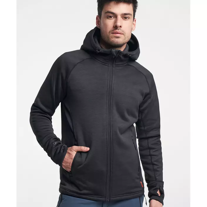 Tenson TXlite hoodie med blixtlås, Black, large image number 7