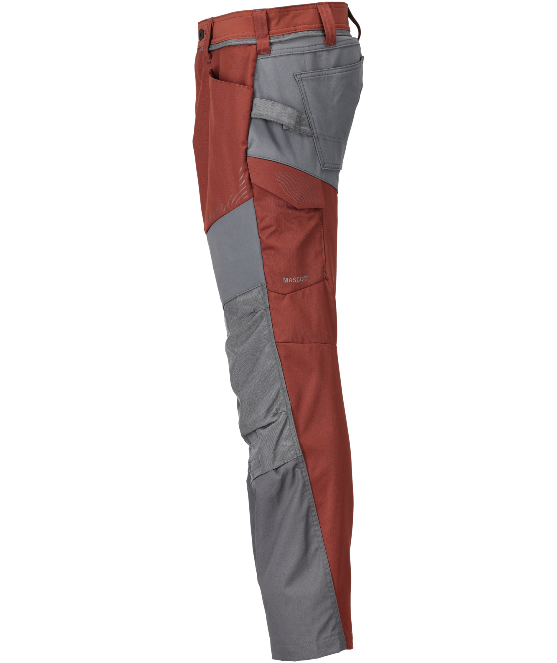 Mascot Customized arbejdsbukser, Efter&aring;rsr&oslash;d/Stengr&aring;, large image number 3