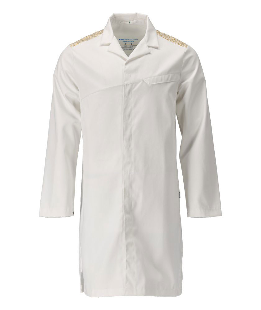 Mascot Food & Care HACCP-godkendt kittel, Hvid/Karrygul, Hvid/Karrygul, swatch