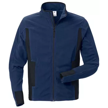 Fristads fleece jacket 4003, Marine Blue/Black