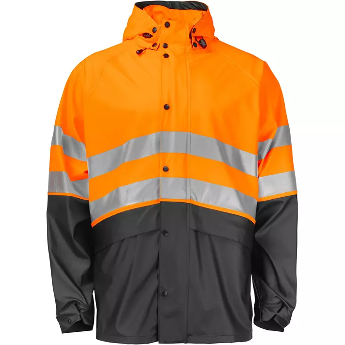 ProJob rain jacket 6431, Hi-Vis Orange/Black, large image number 0