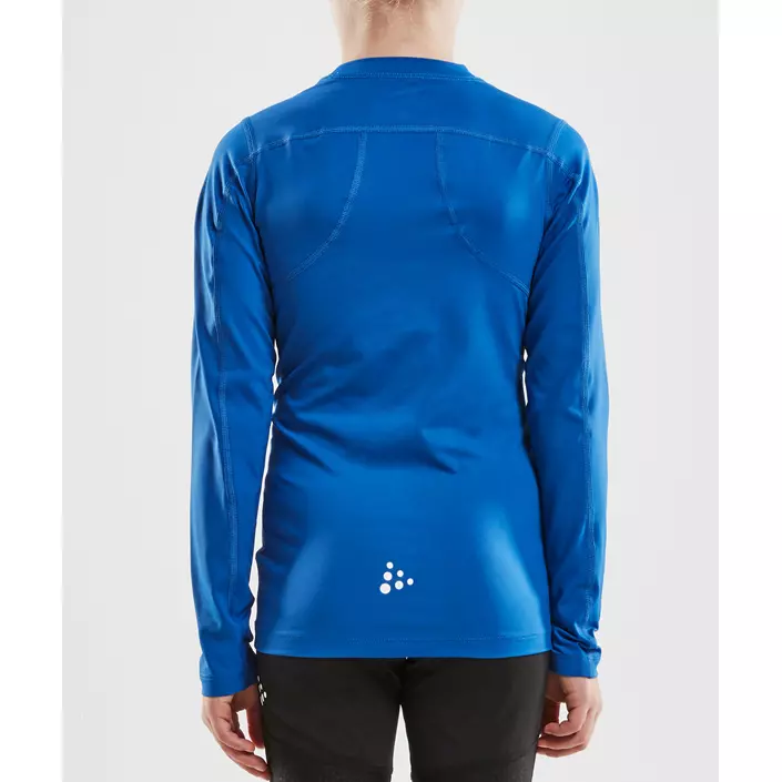 Craft Pro Control Compression långärmad T-shirt till barn, Club Kobolt, large image number 2