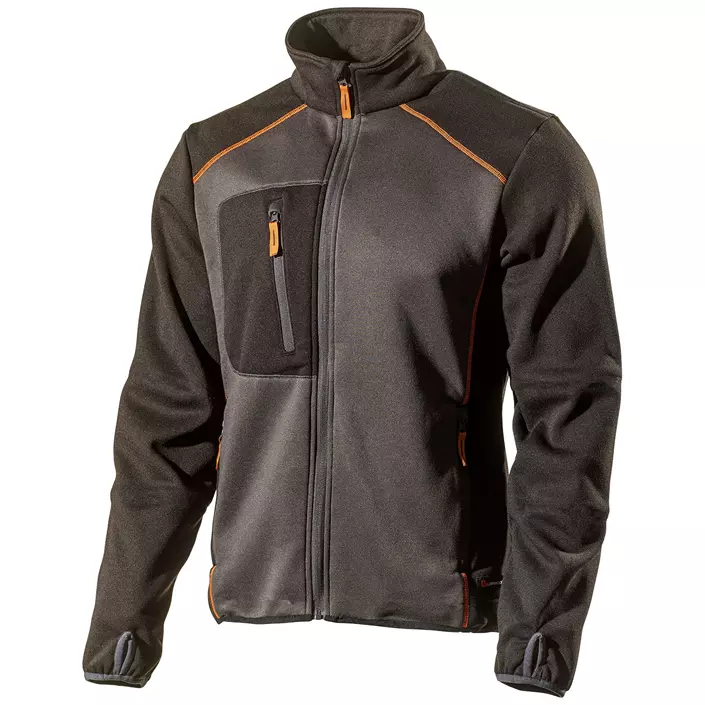 L.Brador Omnio cardigan 6195P, Sort/Grå, large image number 0