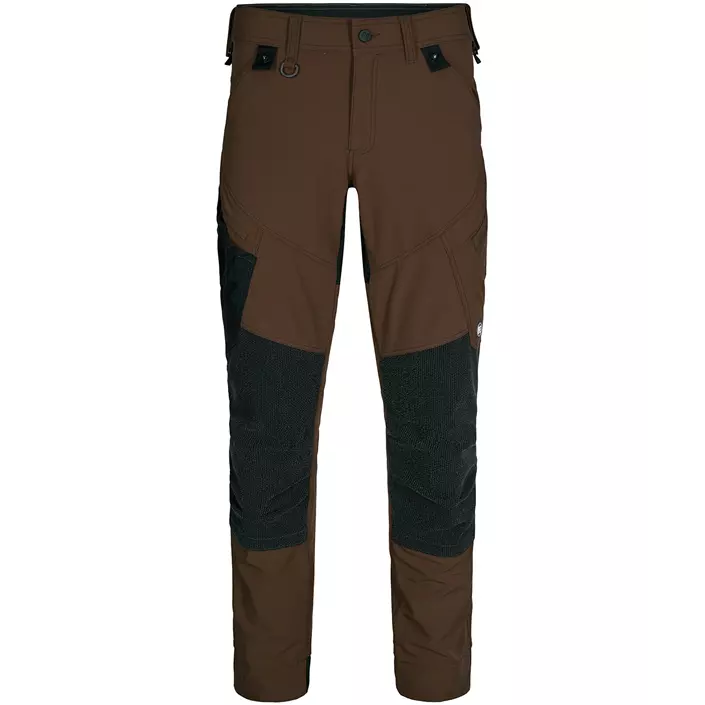 Engel X-treme work trousers full stretch, Mocca Brown, large image number 0