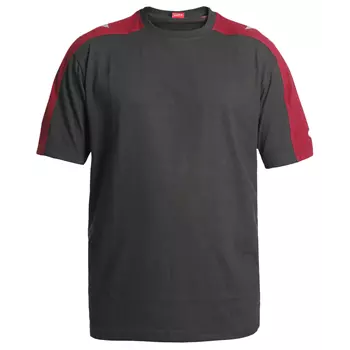 Engel Galaxy T-shirt, Antracitgrå/Tomato Red