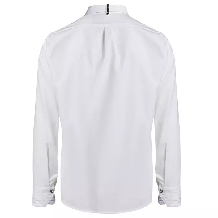 Kentaur modern fit chefs-/service shirt, White, large image number 2