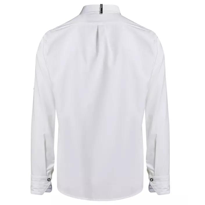 Kentaur modern fit kokke-/service skjorte, Hvit, large image number 2