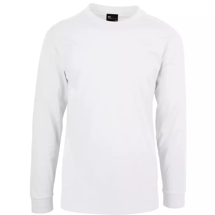 YOU Premium  langærmet T-shirt, Hvid, large image number 0