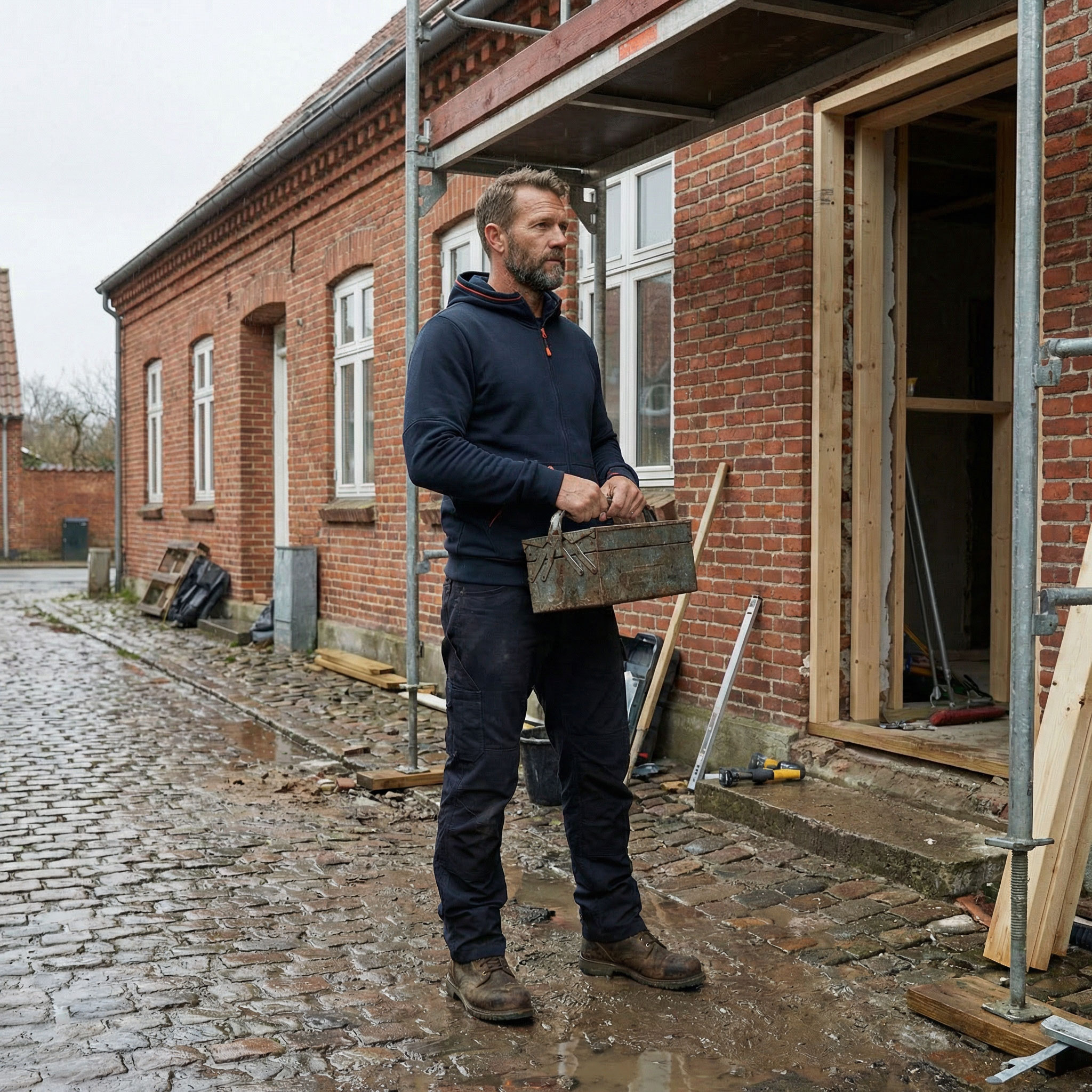 Helly Hansen Kensington h&aelig;ttetr&oslash;je med lynl&aring;s, Navy