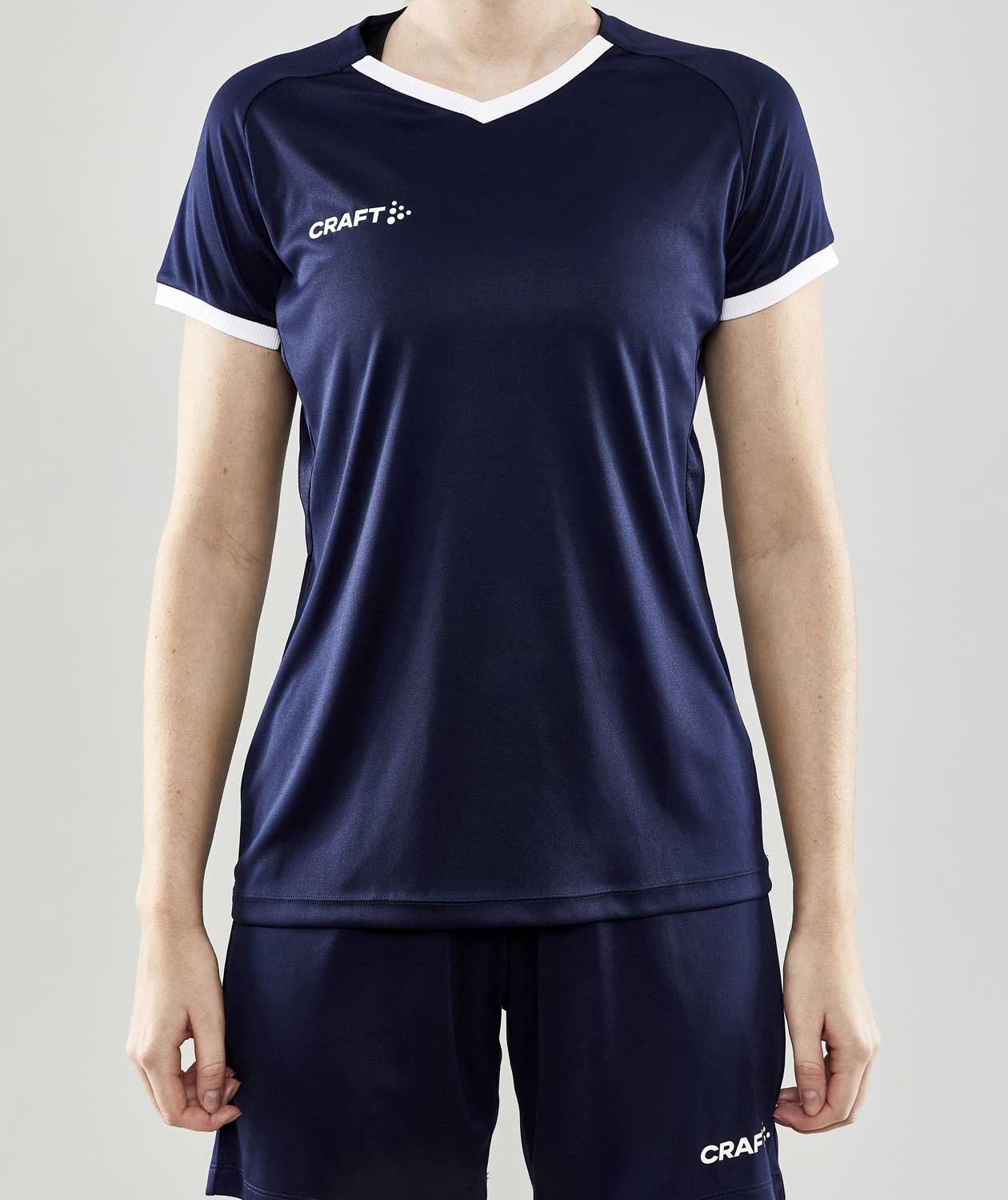 Craft Progress 2.0 Solid Jersey dame T-shirt, Navy, large image number 1