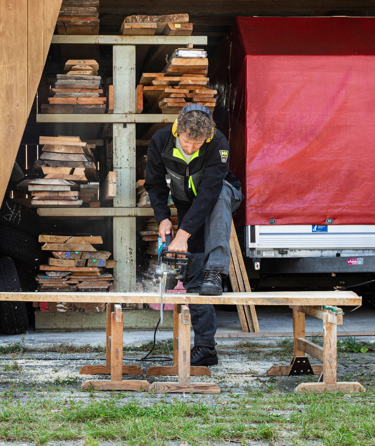 Helly Hansen Aker Low safety shoes S3, Black, large image number 1