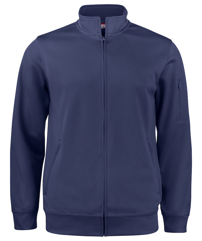 Clique Basic Active  cardigan, Dark Marine Blue, Dark Marine Blue, swatch