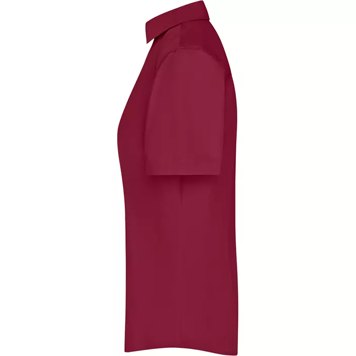 James & Nicholson women's short-sleeved Modern fit shirt, Burgundy, large image number 3