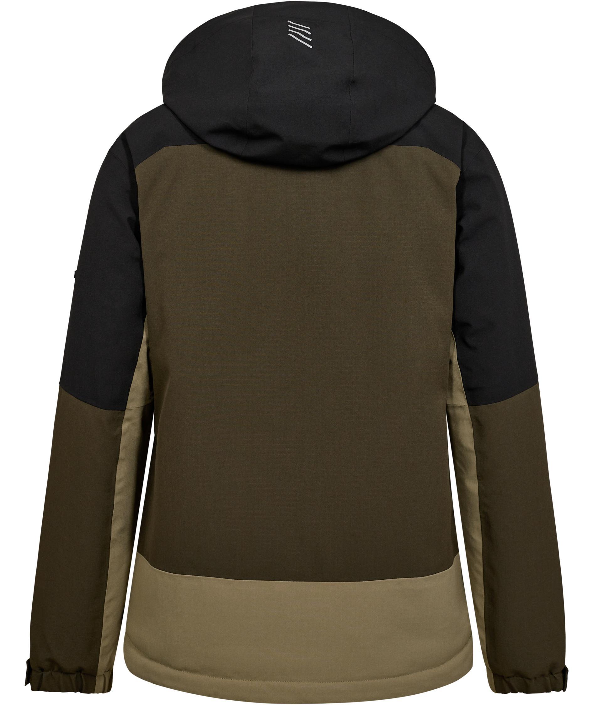 Engel Entire women's winter jacket, Forest Green/Black, large image number 3