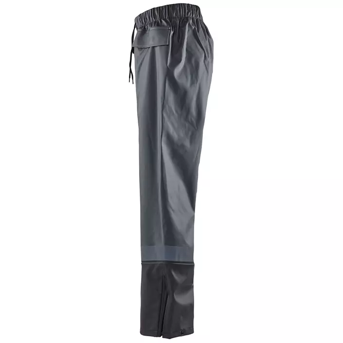 Blåkläder Hi-Vis rain trousers Level 2, Grey/Black, large image number 2