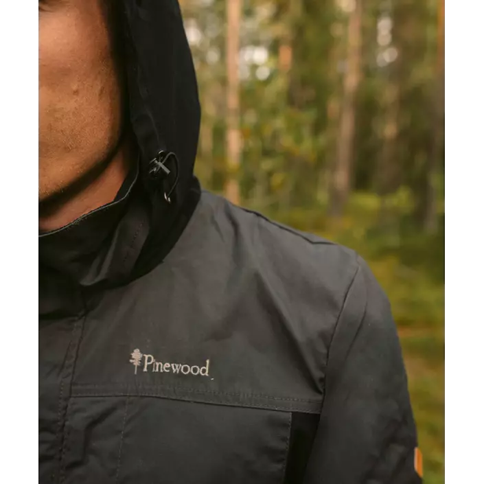 Pinewood Finnveden Trail Hybrid jakke, Mørk Antracit/Sort, large image number 11