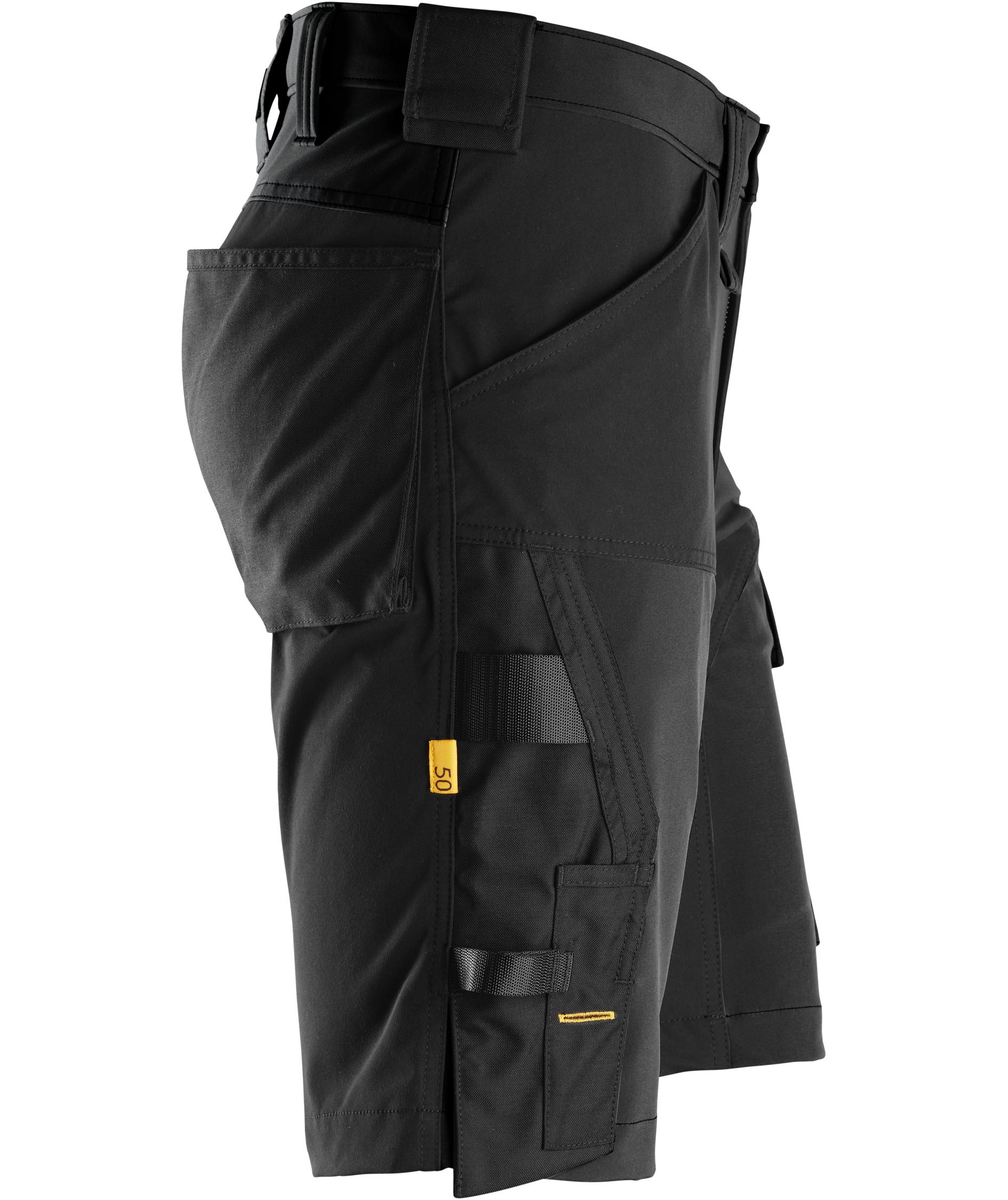 Snickers AllroundWork work shorts 6173, Black/Black, large image number 2