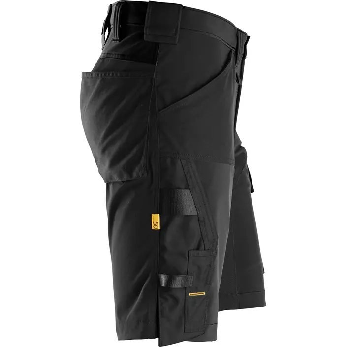 Snickers AllroundWork arbejdsshorts 6173, Black/Black, large image number 2