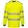 Portwest langærmet T-shirt, Hi-Vis Gul/Mørk Marine, Hi-Vis Gul/Mørk Marine, swatch