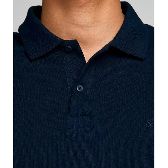 Jack & Jones JJEBASIC Polo T-shirt, Navy Blazer, large image number 3