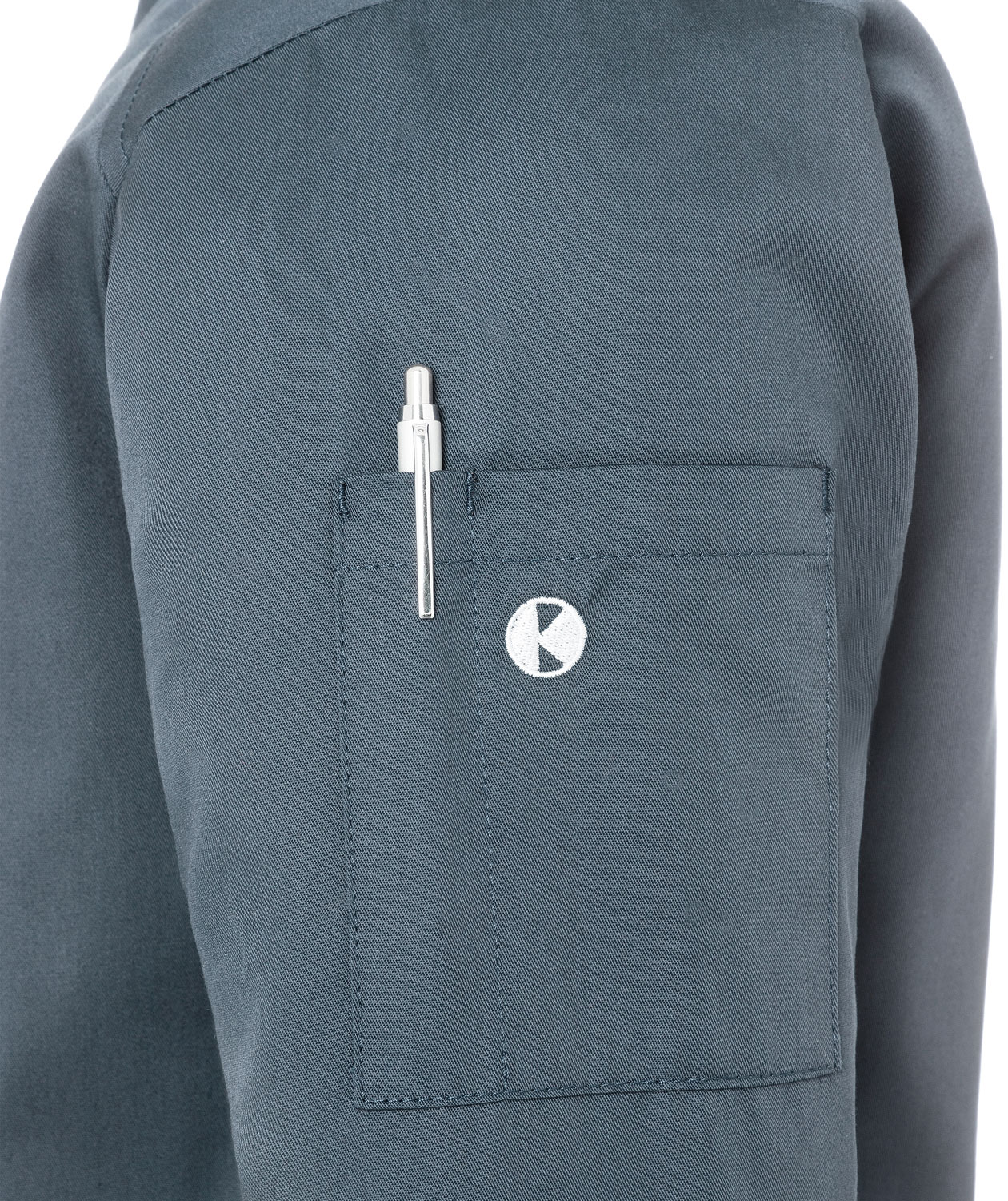Karlowsky Noah chefs jacket, Antracit Grey, large image number 4