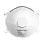 Portwest 10-pack lightweight dustmask FFP3 with valve, White