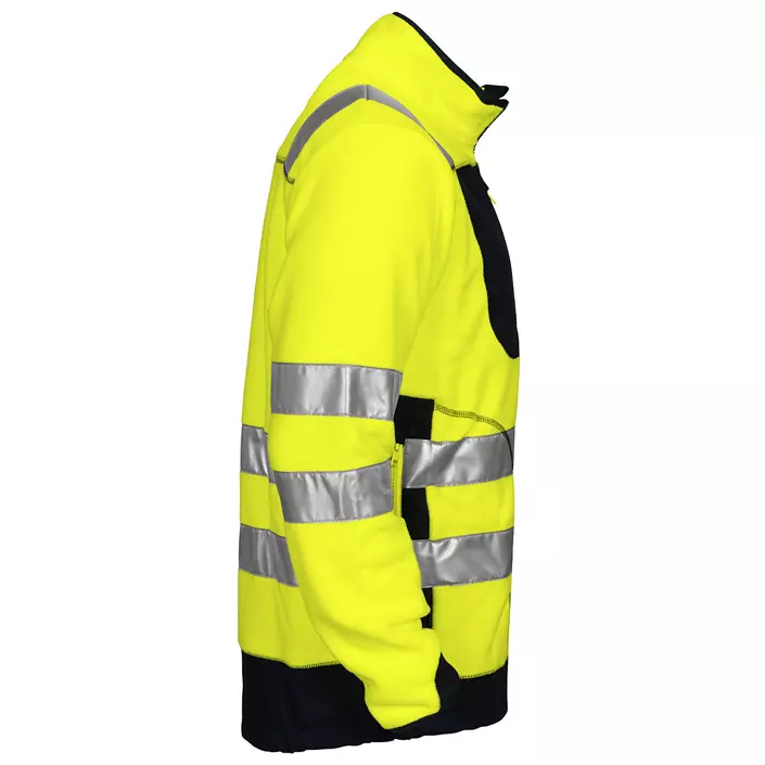 ProJob fleece jacket 6303, Hi-vis Yellow/Black, large image number 3