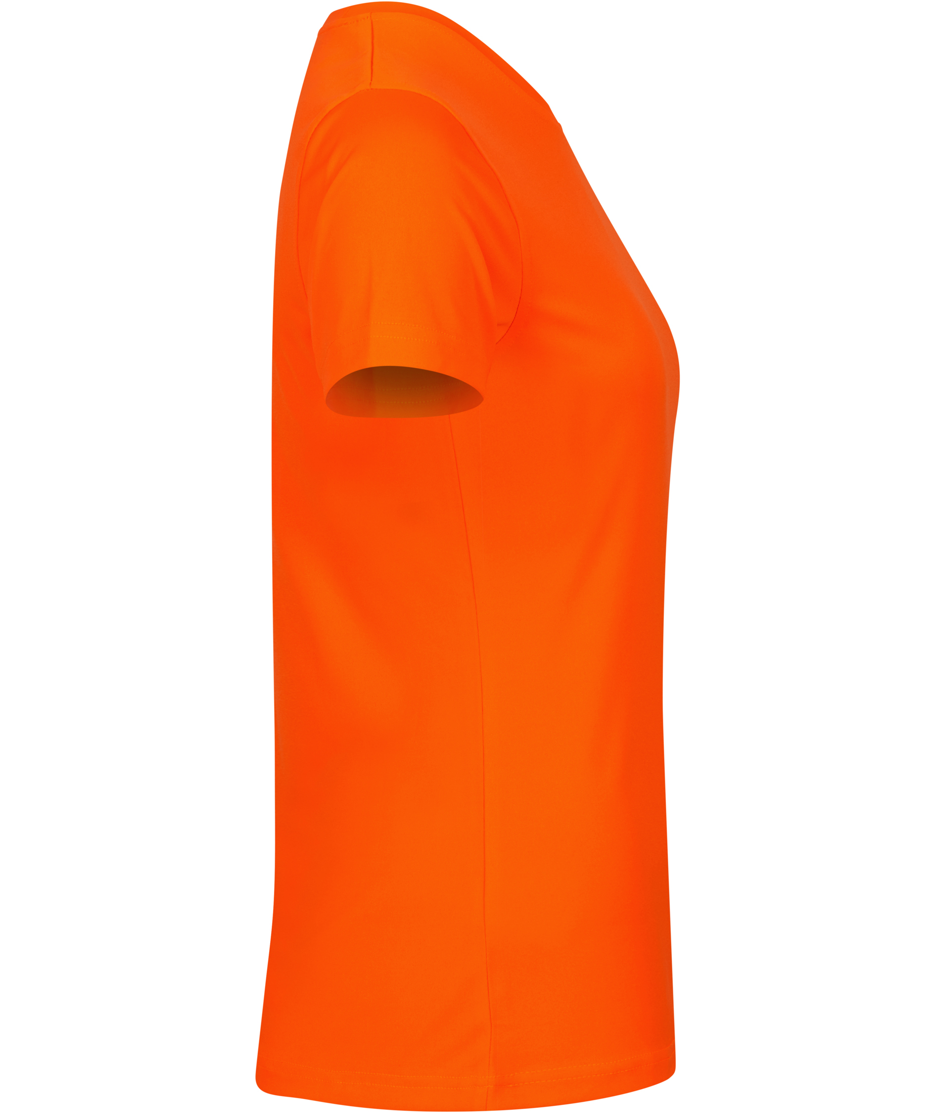 Clique Basic Active-T dam T-shirt, Visibility Orange, large image number 2