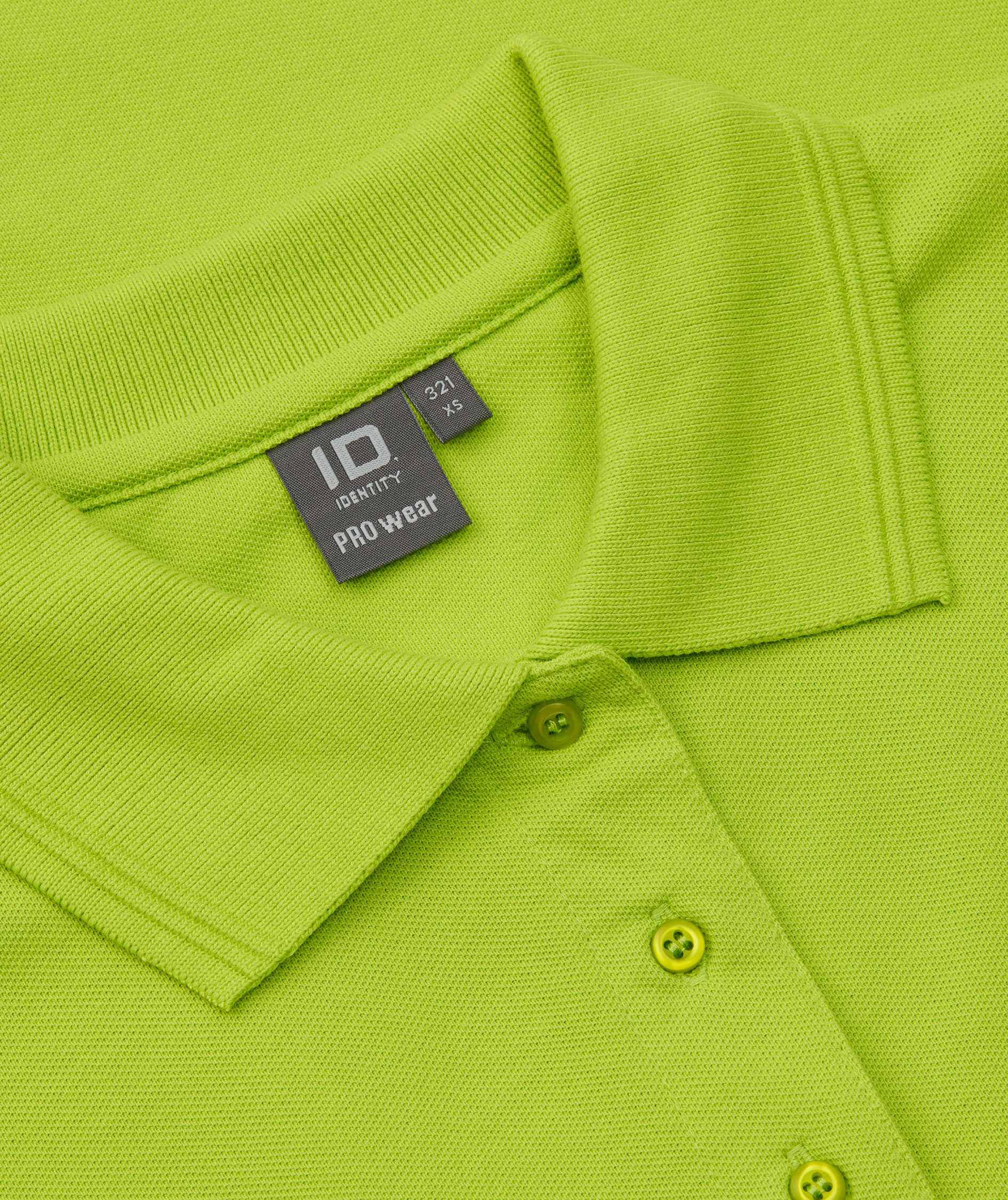ID PRO Wear women's Polo shirt, Lime Green, large image number 3