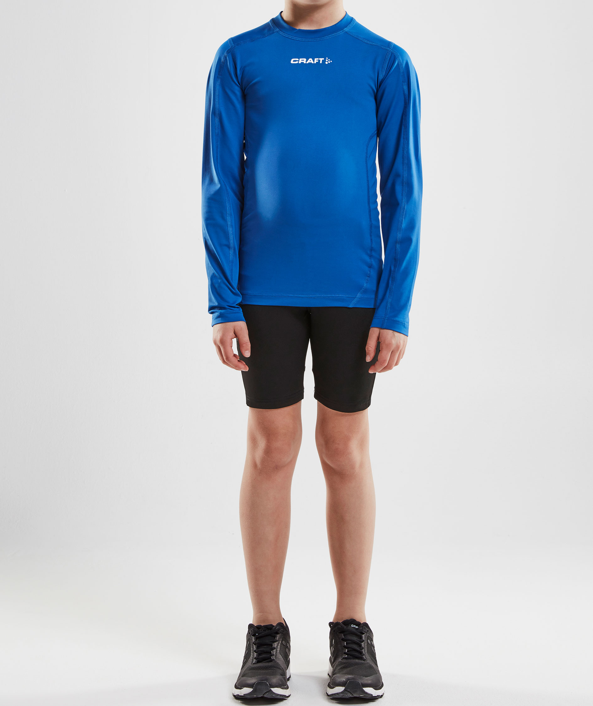 Craft Pro Control Compression l&aring;ng&auml;rmad T-shirt till barn, Club Kobolt, large image number 3