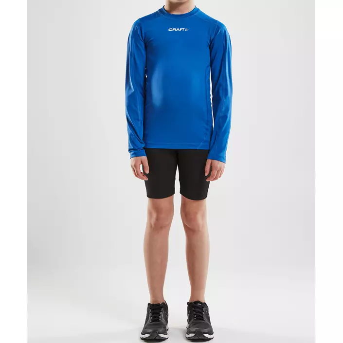 Craft Pro Control Compression långärmad T-shirt till barn, Club Kobolt, large image number 3