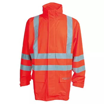 Elka Dry Zone Visible D-Lux PU jakke, Hi-vis Orange