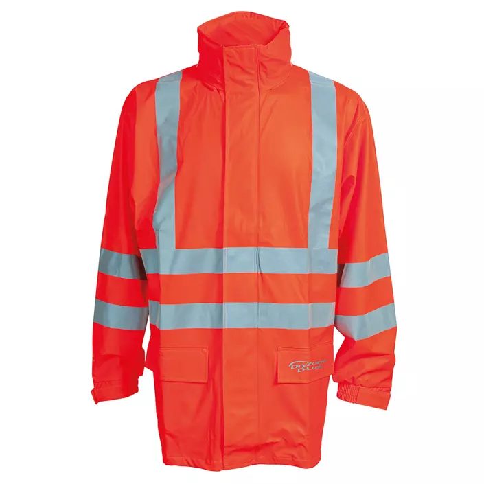 Elka Dry Zone Visible D-Lux PU jacket, Hi-vis Orange, large image number 0