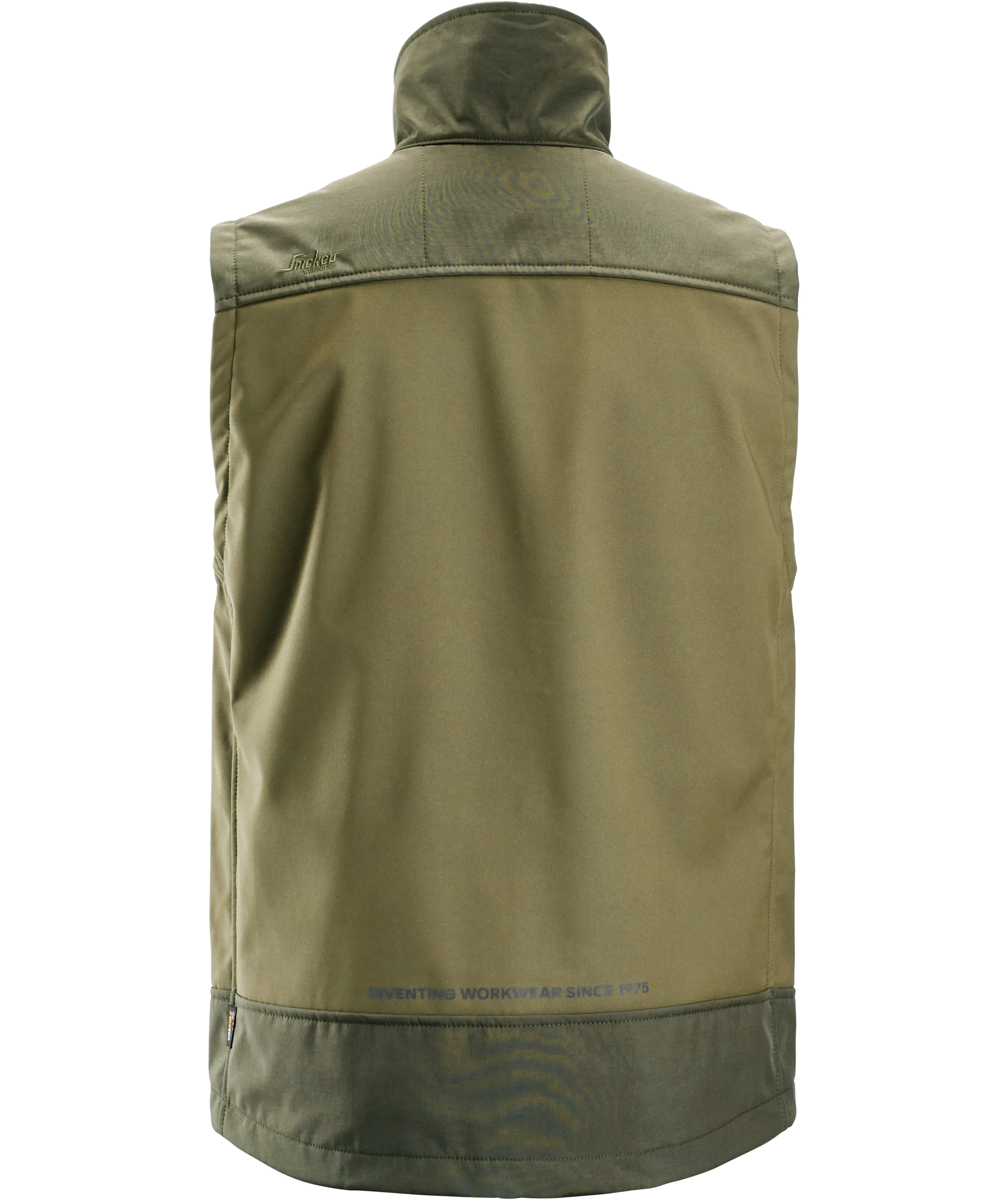 Snickers&nbsp;AllroundWork softshell vest 4506, Khaki Green/Dark Khaki Green