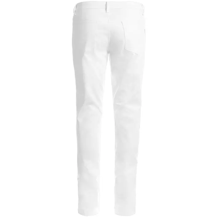 Kentaur women's trousers with low waist, White, large image number 2