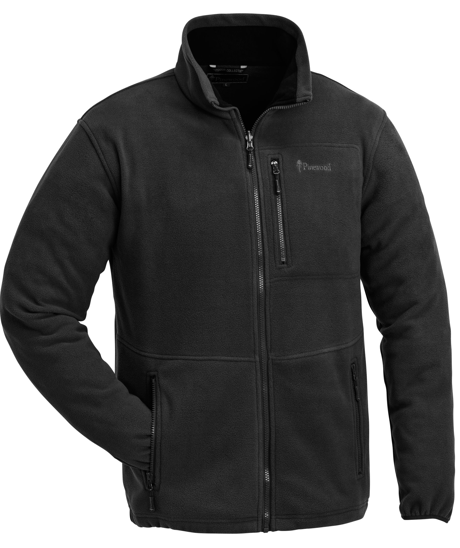 Pinewood Finnveden fleecejakke, Sort, Sort, swatch
