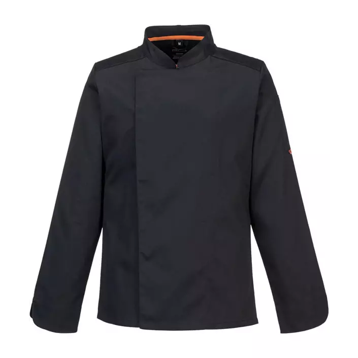Portwest stretch Mesh Air chefs jacket, Black, large image number 0