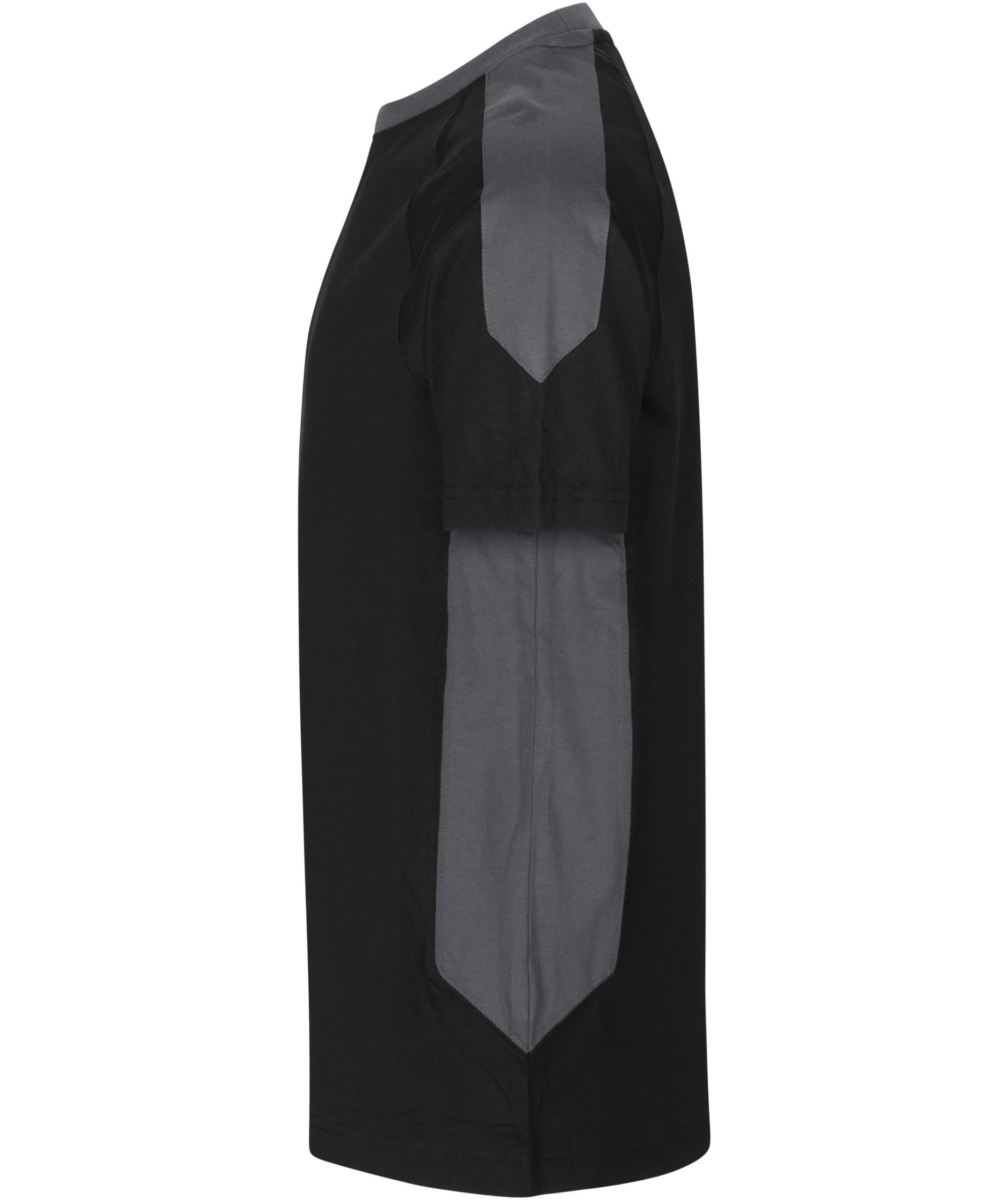 ID Pro Wear kontrast T-shirt, Svart, large image number 2