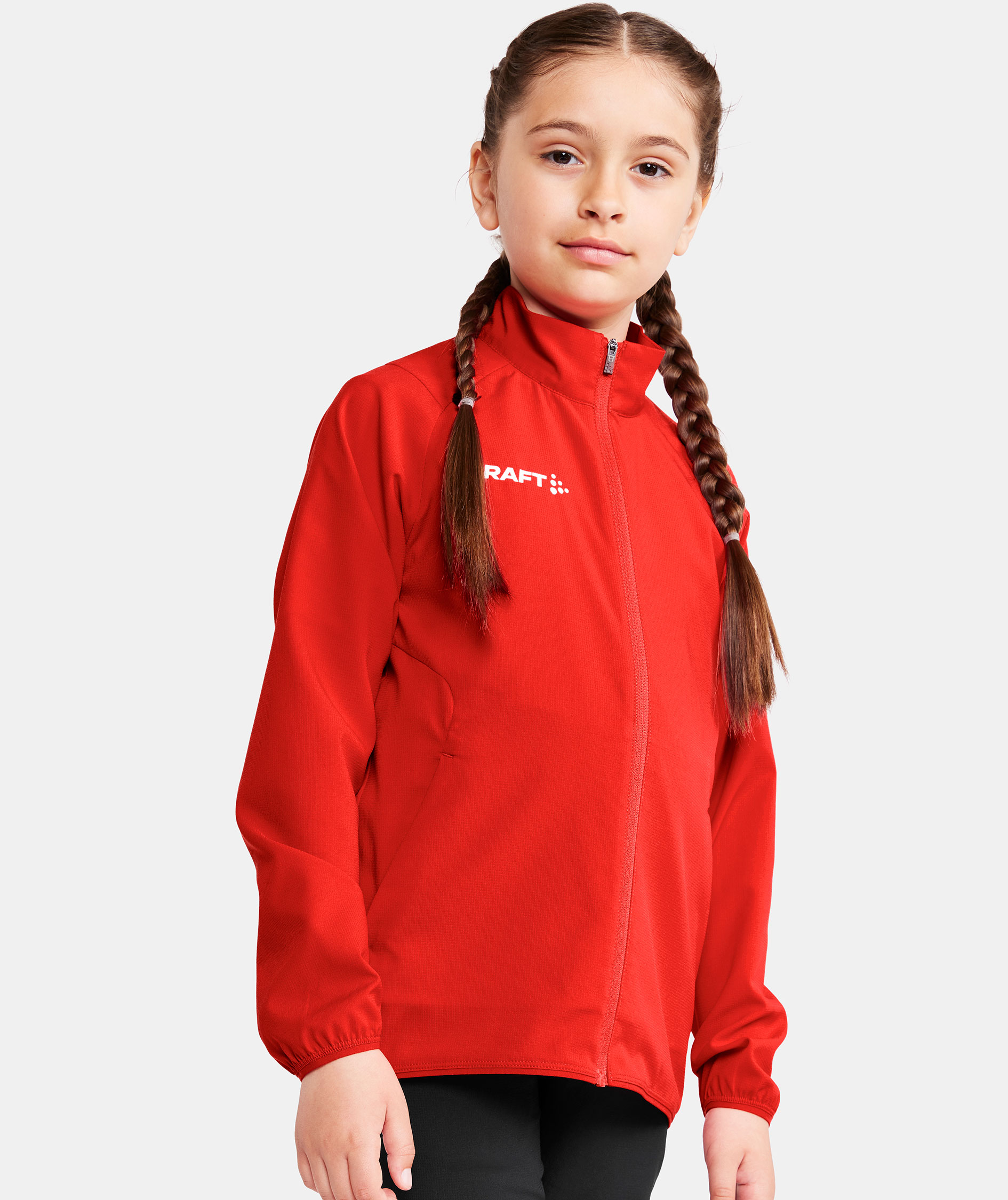 Craft Rush 2.0 cardigan til b&oslash;rn, Bright red, large image number 5