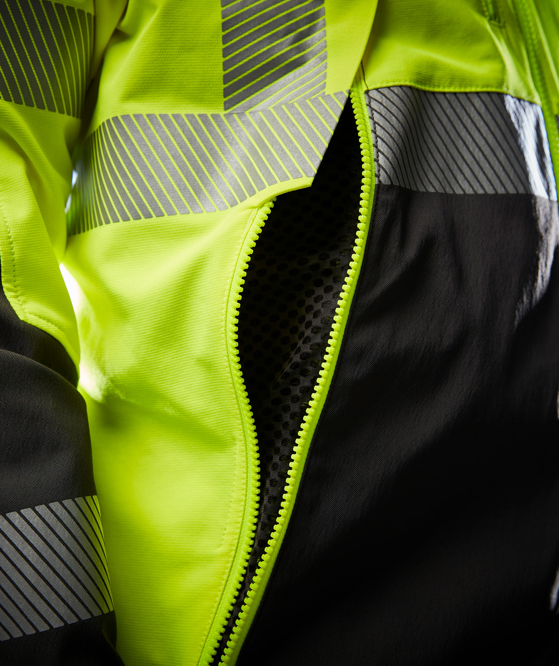 Helly Hansen ICU BRZ work jacket full stretch, Hi-vis yellow/Ebony, large image number 10