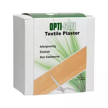 Opti-safe Pflaster Textil 6 cm x 5 m, Beige