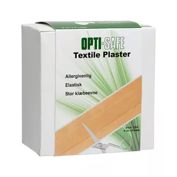 Opti-safe plaster tekstil 6 cm x 5 m, Beige