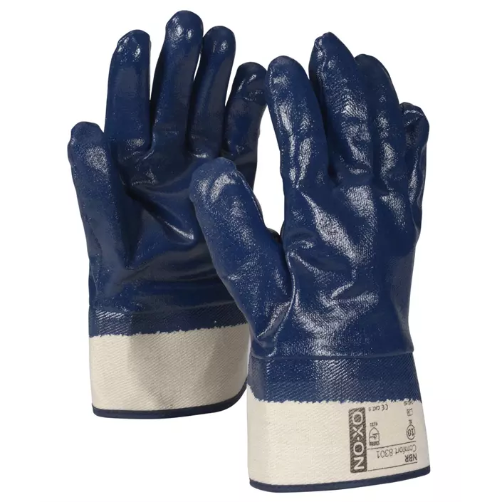 OX-ON NBR Comfort 8301 work gloves, Blue, large image number 0
