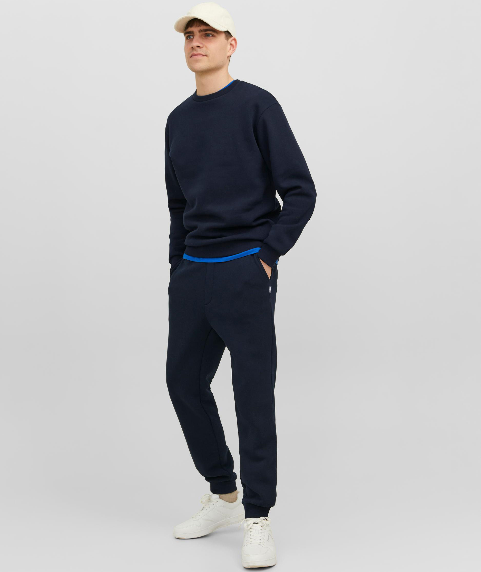 Jack & Jones JJEBRADLEY Sweatshirt, Navy Blazer, large image number 5