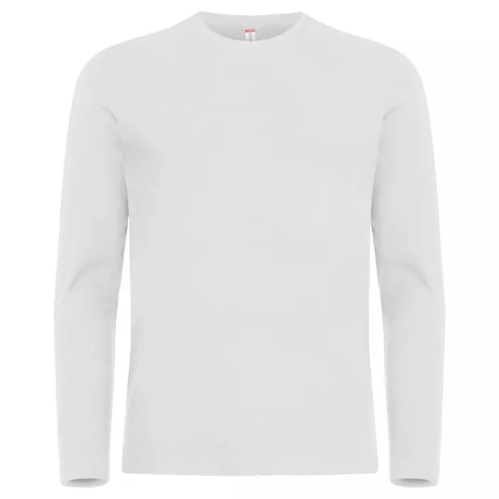 Clique Premium Fashion-T langermet T-skjorte, Hvit, large image number 0
